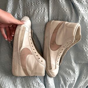 Light Pink Nike Blazers